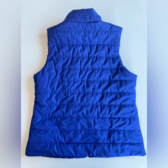 Michael Kors Blue Zip Up Quilted Puffer Vest Women’s Size M - Picture 2 of 9